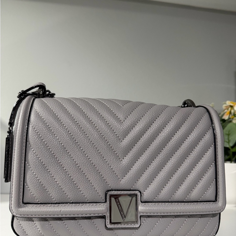 Gray Victorias Secret Crossbody Bag NEW